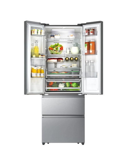 Frigider Hisense RF632N4WIE1, Oțel inoxidabil