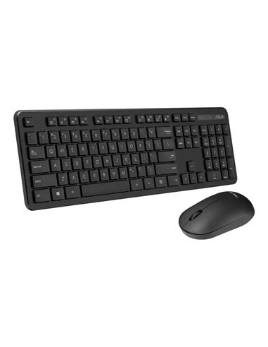Клавиатура и мышь ASUS CW100, Беспроводное, Чёрный