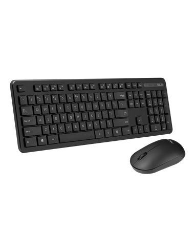Клавиатура и мышь ASUS CW100, Беспроводное, Чёрный