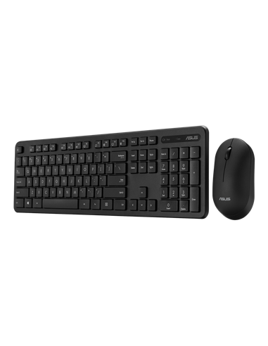 Set Tastatură + Mouse ASUS CW100, Fără fir, Negru