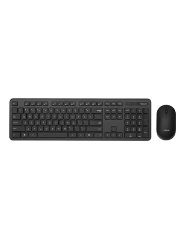 Клавиатура и мышь ASUS CW100, Беспроводное, Чёрный
