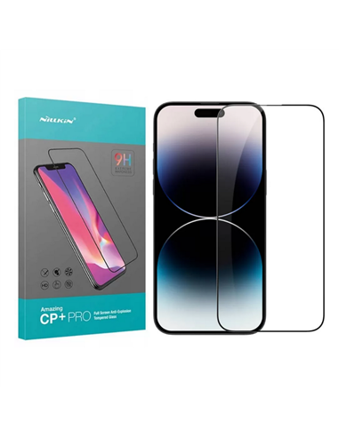 Защитное стекло Nillkin iPhone 15 CP+ pro, Чёрный