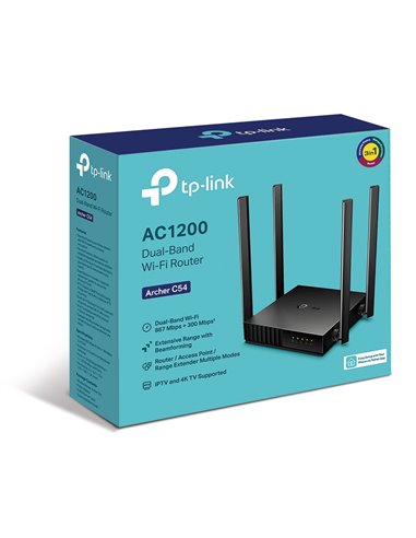 Беспроводной маршрутизатор TP-LINK Archer C54, Чёрный
