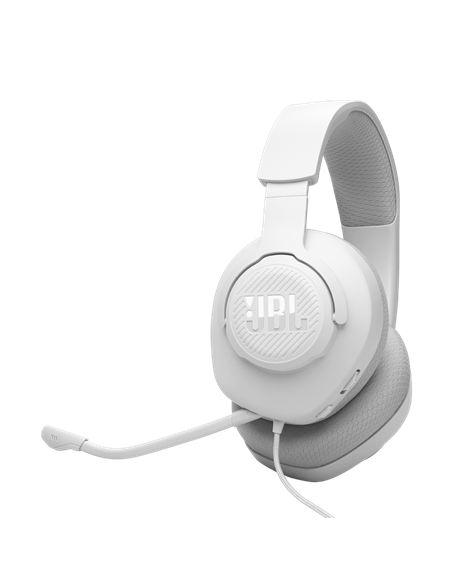 Căști gaming JBL Quantum 100M2, Cu fir, Alb