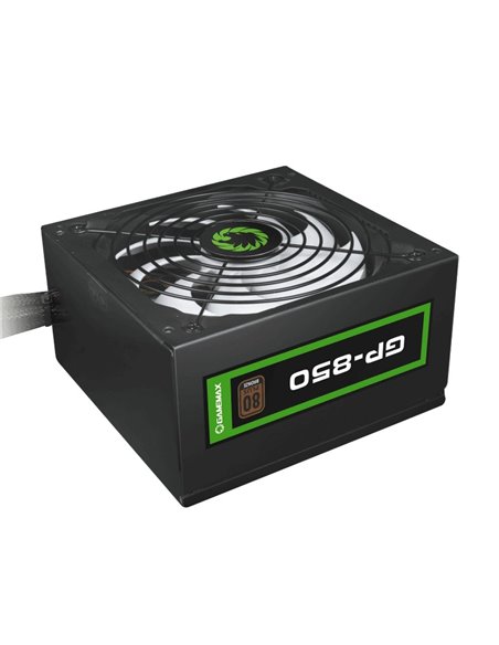 Блок питания для компьютеров Gamemax GP-850, 850Вт, ATX, Немодульный