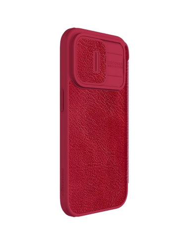 Чехол книжка Nillkin iPhone 15 Pro - Qin Pro, Красный