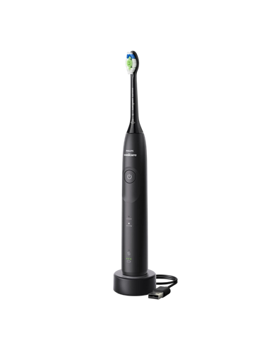 Электрическая звуковая зубная щетка Philips HX7111/01, Чёрный