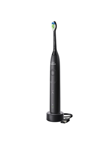 Электрическая звуковая зубная щетка Philips HX7111/01, Чёрный