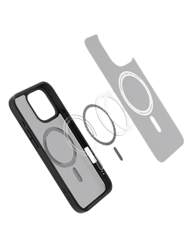 Чехол Spigen iPhone 16 Pro Ultra Hybrid Mag, Frost Black