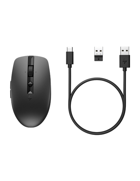 Беcпроводная мышь HP 710 Rechargeable Silent, Чёрный