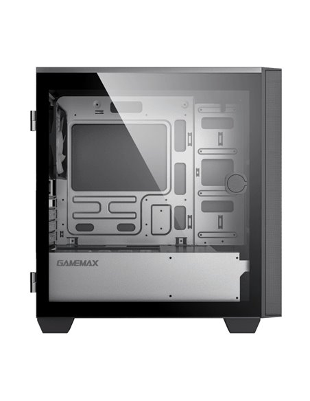 Компьютерный корпус Gamemax Aero Mini, Mini-Tower, Без блока питания, Чёрный