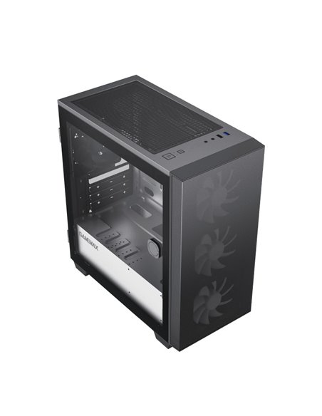 Компьютерный корпус Gamemax Aero Mini, Mini-Tower, Без блока питания, Чёрный