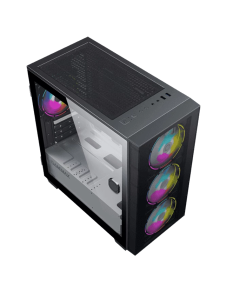 Компьютерный корпус Gamemax Aero Mini, Mini-Tower, Без блока питания, Чёрный