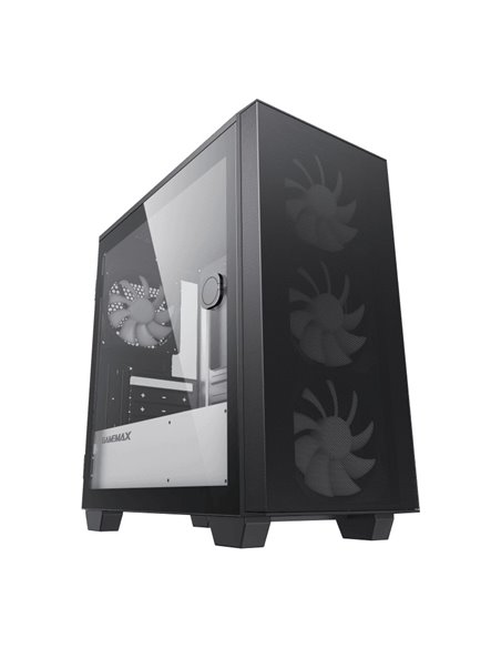 Компьютерный корпус Gamemax Aero Mini, Mini-Tower, Без блока питания, Чёрный