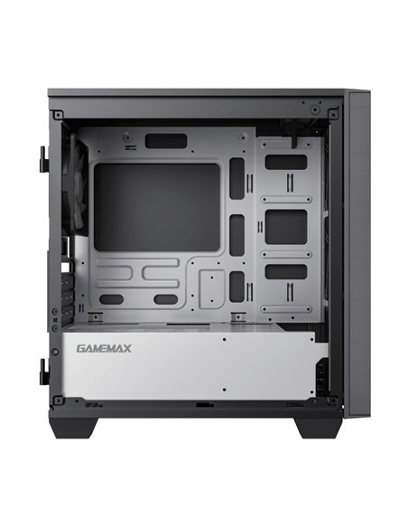 Компьютерный корпус Gamemax Aero Mini, Mini-Tower, Без блока питания, Чёрный