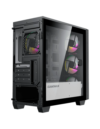 Компьютерный корпус Gamemax Aero Mini, Mini-Tower, Без блока питания, Чёрный