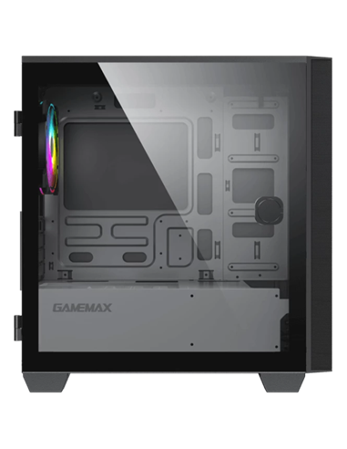 Компьютерный корпус Gamemax Aero Mini, Mini-Tower, Без блока питания, Чёрный
