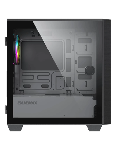 Компьютерный корпус Gamemax Aero Mini, Mini-Tower, Без блока питания, Чёрный