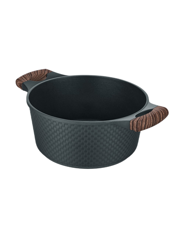 Cratiță RESTO 93903, 4,2L, 24cm, Negru