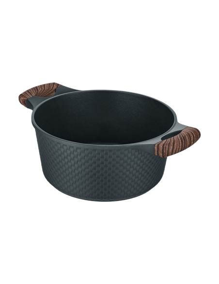 Cratiță RESTO 93903, 4,2L, 24cm, Negru