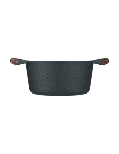 Cratiță RESTO 93903, 4,2L, 24cm, Negru