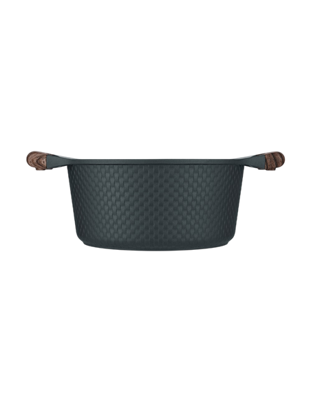 Cratiță RESTO 93903, 4,2L, 24cm, Negru