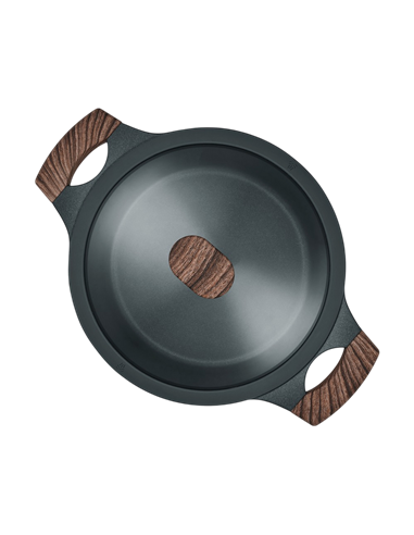 Cratiță RESTO 93903, 4,2L, 24cm, Negru