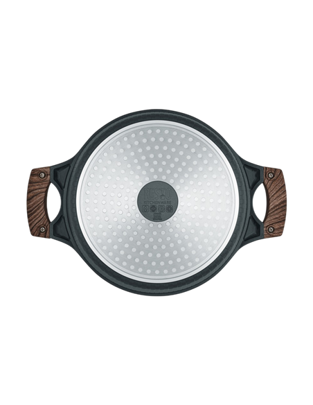 Cratiță RESTO 93903, 4,2L, 24cm, Negru