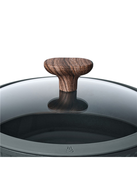 Cratiță RESTO 93903, 4,2L, 24cm, Negru