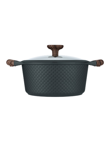 Cratiță RESTO 93903, 4,2L, 24cm, Negru