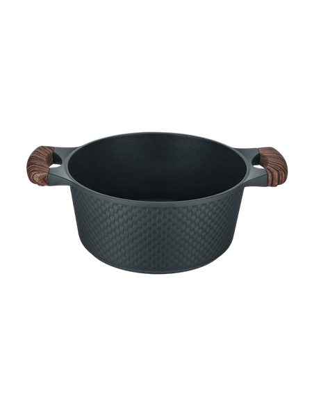 Cratiță RESTO 93903, 4,2L, 24cm, Negru