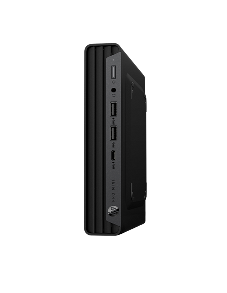 Мини ПК HP Pro Mini 400 G9, Intel Core i3-14100T, 8Гб/512Гб, FreeDOS, Чёрный