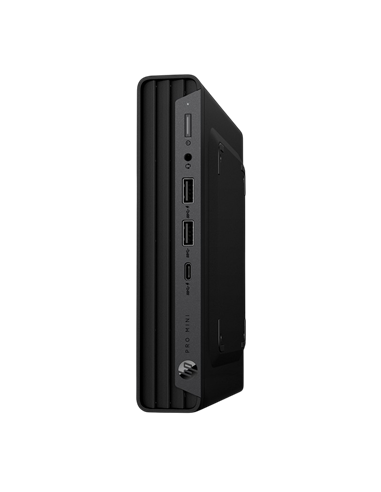 Мини ПК HP Pro Mini 400 G9, Intel Core i3-14100T, 8Гб/512Гб, FreeDOS, Чёрный