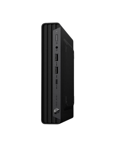 Мини ПК HP Pro Mini 400 G9, Intel Core i3-14100T, 8Гб/512Гб, FreeDOS, Чёрный