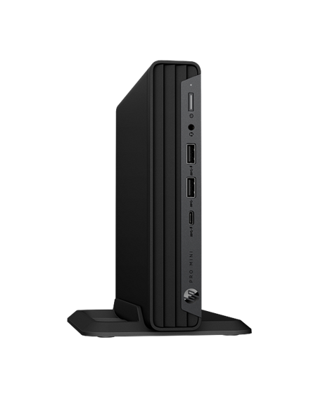 Mini PC HP Pro Mini 400 G9, Intel Core i3-14100T, 8GB/512GB, FreeDOS, Negru