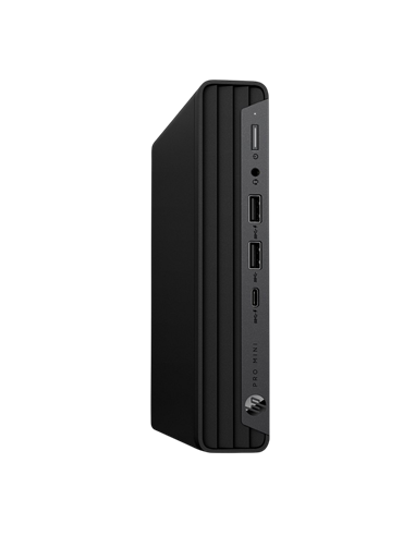 Mini PC HP Pro Mini 400 G9, Intel Core i3-14100T, 8GB/512GB, FreeDOS, Negru