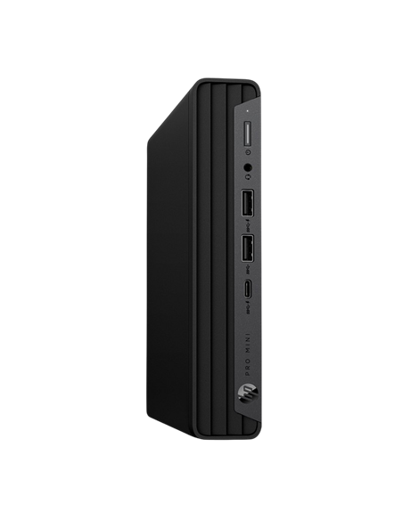 Мини ПК HP Pro Mini 400 G9, Intel Core i3-14100T, 8Гб/512Гб, FreeDOS, Чёрный