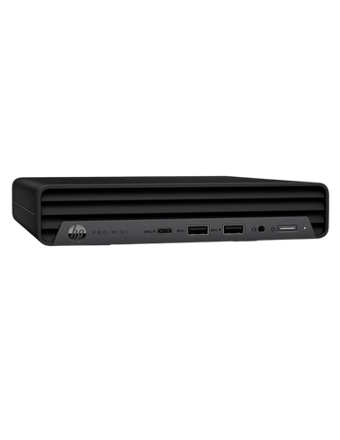 Mini PC HP Pro Mini 400 G9, Intel Core i3-14100T, 8GB/512GB, FreeDOS, Negru