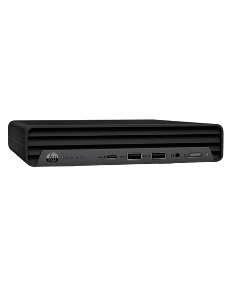 Мини ПК HP Pro Mini 400 G9, Intel Core i3-14100T, 8Гб/512Гб, FreeDOS, Чёрный