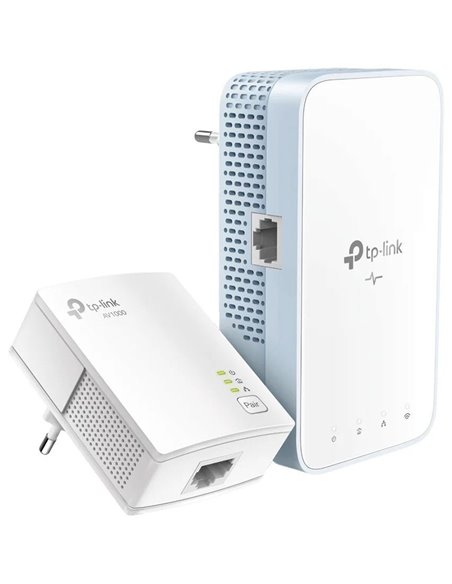 Powerline Adapter  TP-LINK TL-WPA7517 KIT, AV1000, 1000 Mbps, Alb