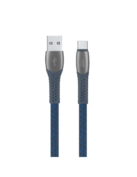Кабель для зарядки и синхронизации Rivacase PS6102 BL12, USB Type-A/USB Type-C, 1,2м, Синий