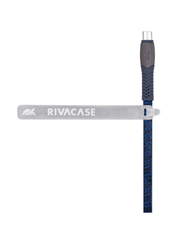 Кабель для зарядки и синхронизации Rivacase PS6102 BL12, USB Type-A/USB Type-C, 1,2м, Синий