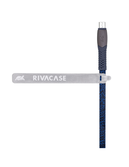 Cablu încărcare și sincronizare Rivacase PS6102 BL12, USB Type-A/USB Type-C, 1,2m, Albastru