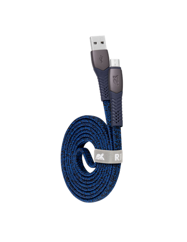 Кабель для зарядки и синхронизации Rivacase PS6102 BL12, USB Type-A/USB Type-C, 1,2м, Синий