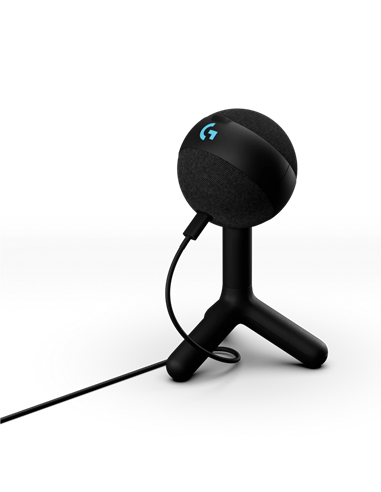 Microfon Gaming Logitech Yeti Orb RGB, USB, Alb