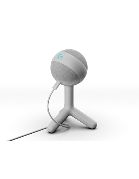 Microfon Gaming Logitech Yeti Orb RGB, USB, Alb