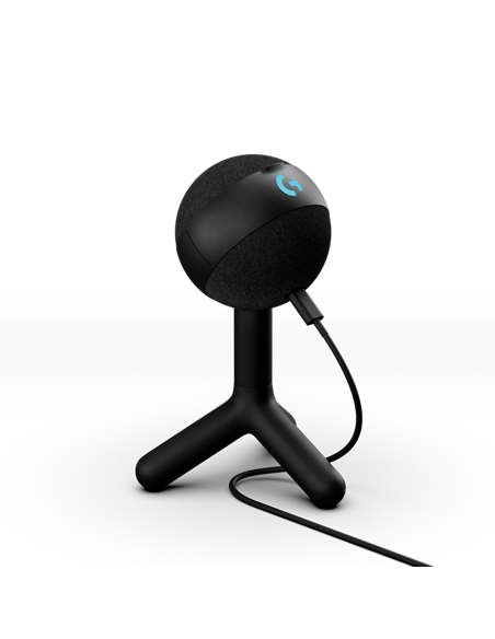 Microfon Gaming Logitech Yeti Orb RGB, USB, Alb