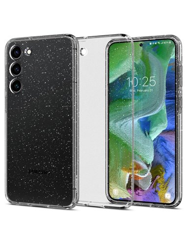 Чехол Spigen Samsung S23+, Liquid Crystal, Блестящий Кристалл