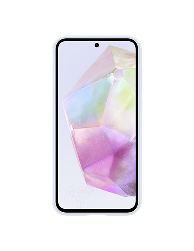 Husă Samsung Silicone Cover pentru Galaxy A35, Albastru deschis