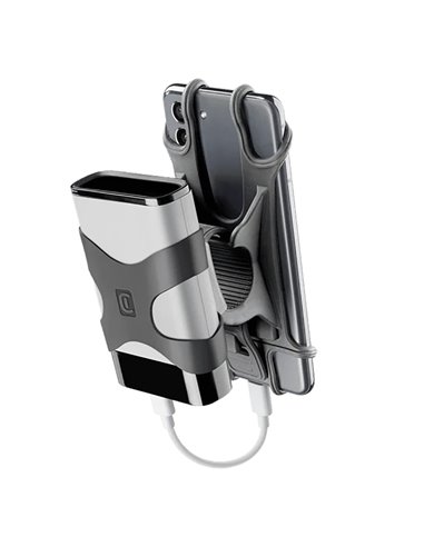 Suport de telefon pentru bicicleta Cellularline Bike Holder, Rider, Negru